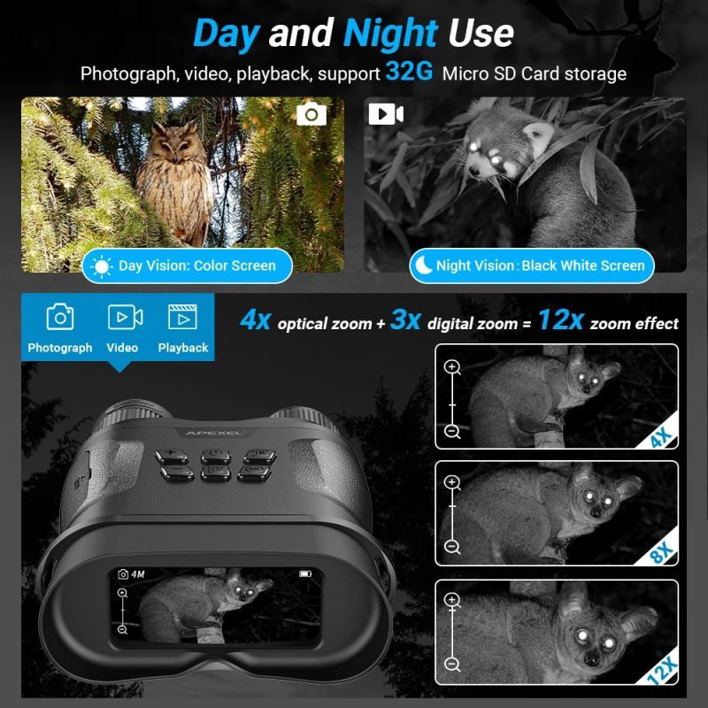 Binocoli: APEXEL NV008 Digital Night Fernglas – Nuovo e nell'imballaggio originale da Malans GR venduto da BUYBEST-Schweiz 1