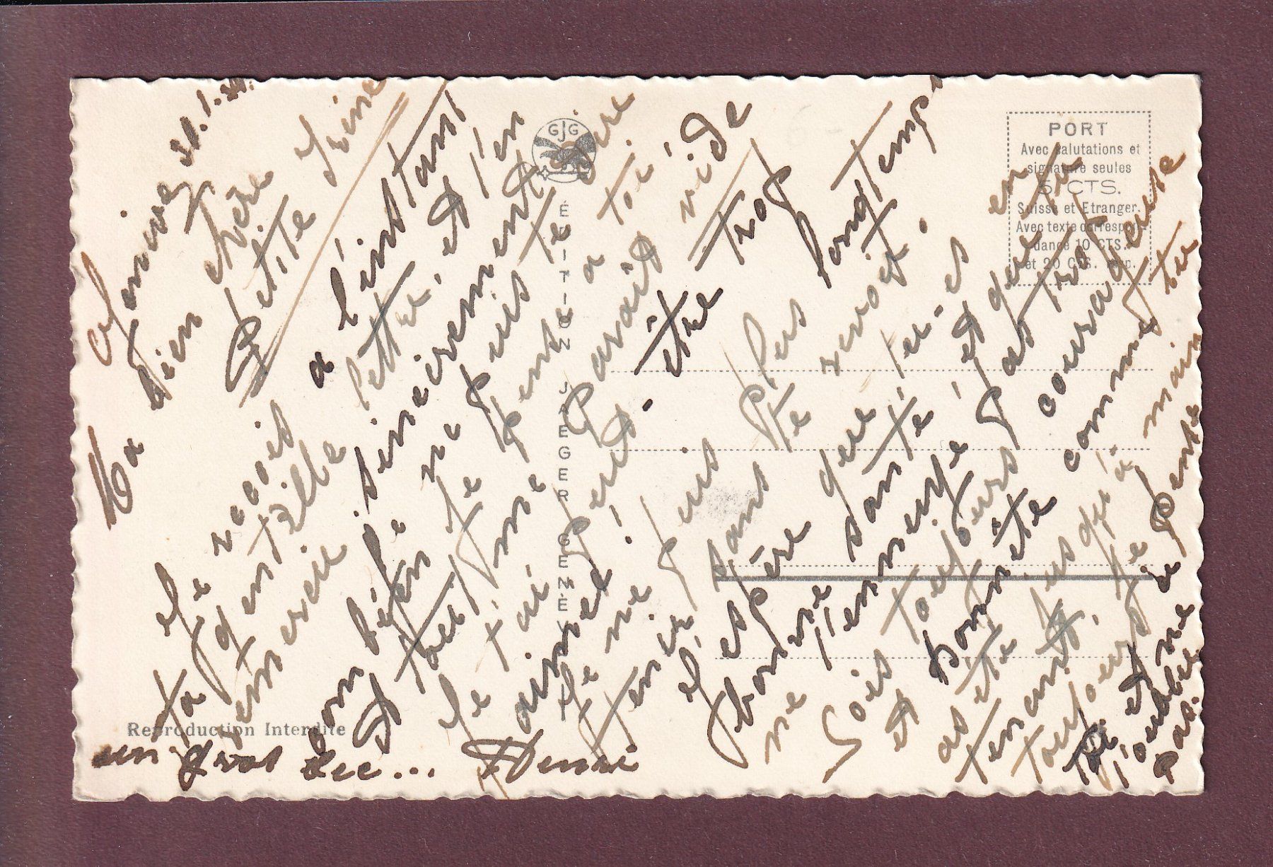 Cartoline postali: GENEVE - Gare et Hôtel Cornavin - Autos – Usato da Pully venduto da nicecards 1