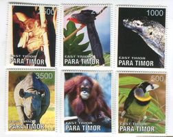Briefmarken "Tiere". Osttimor.