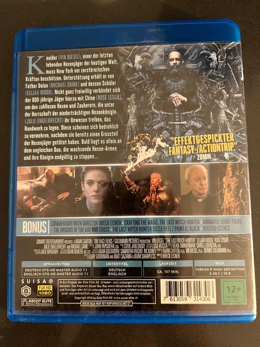 Tutti i DVDs: The Last Witch Hunter, Blu-ray, Vin Diesel – Nuovo (secondo la descrizione) da Sierre venduto da black.box 1