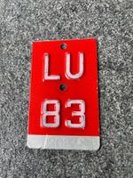 Velonummer LU 83