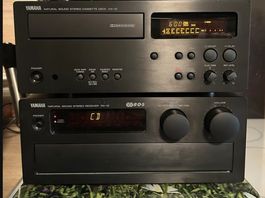 Yamaha Verstärker RX-10 RDS und Kassettendeck KX-10 Set