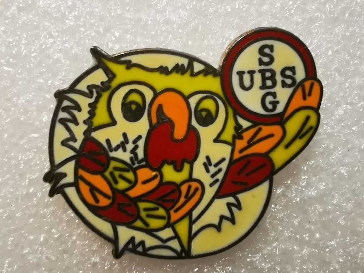 Placchette & Badge: Ansteckpin 40: SBG UBS – Usato da Oppligen venduto da Pin-Fall-Shop