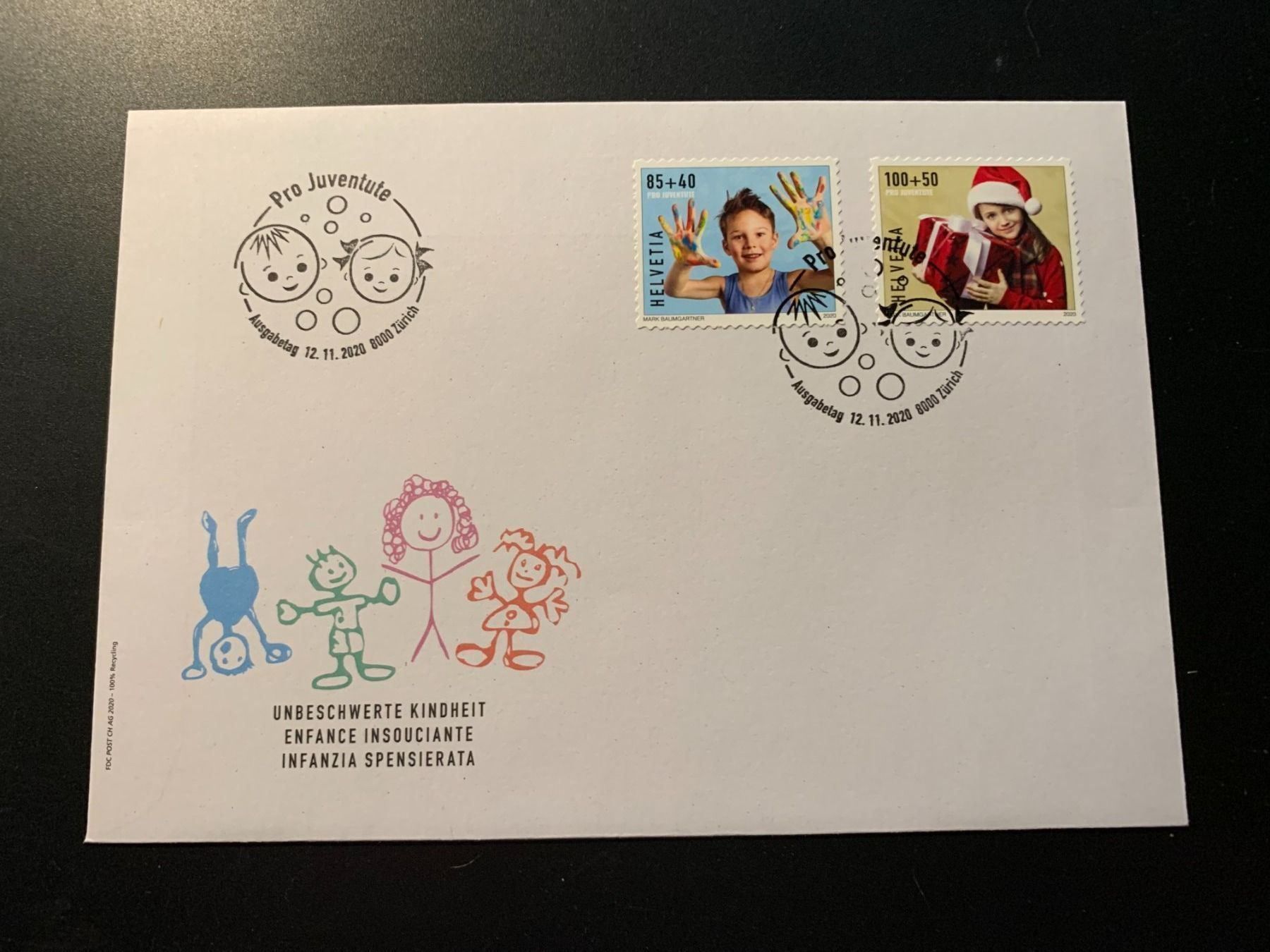 Tutti i francobolli: FDC Pro Juventute 2020 aus Markenheft – Nuovo e nell'imballaggio originale da Arch venduto da seil819