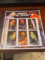Oiseaux du Benin, collection de timbres rares - Faune🌴🦜
