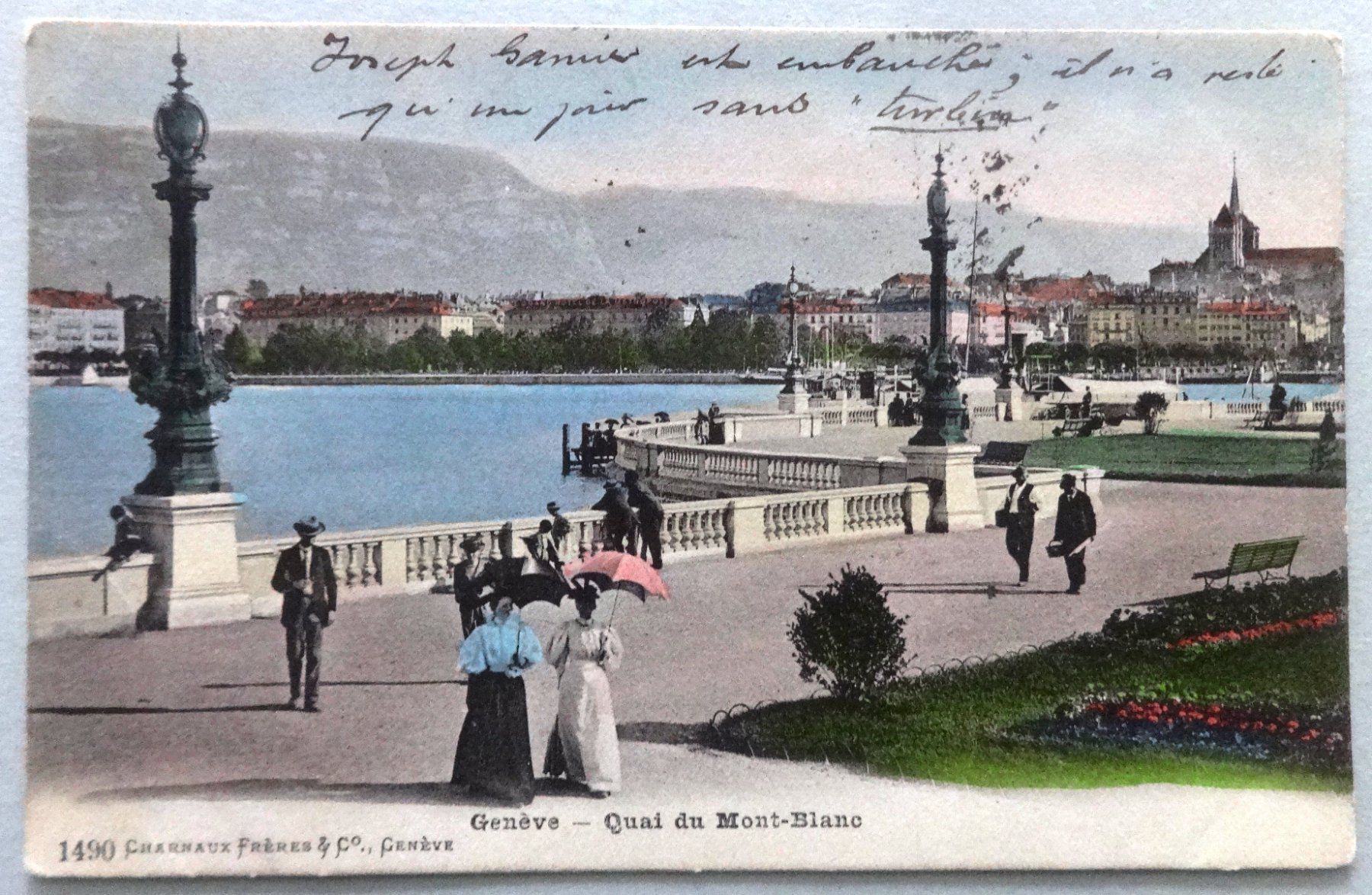 Cartoline postali: Genève - Quai du Mont-Blanc – Usato da Fétigny venduto da Billy2miny