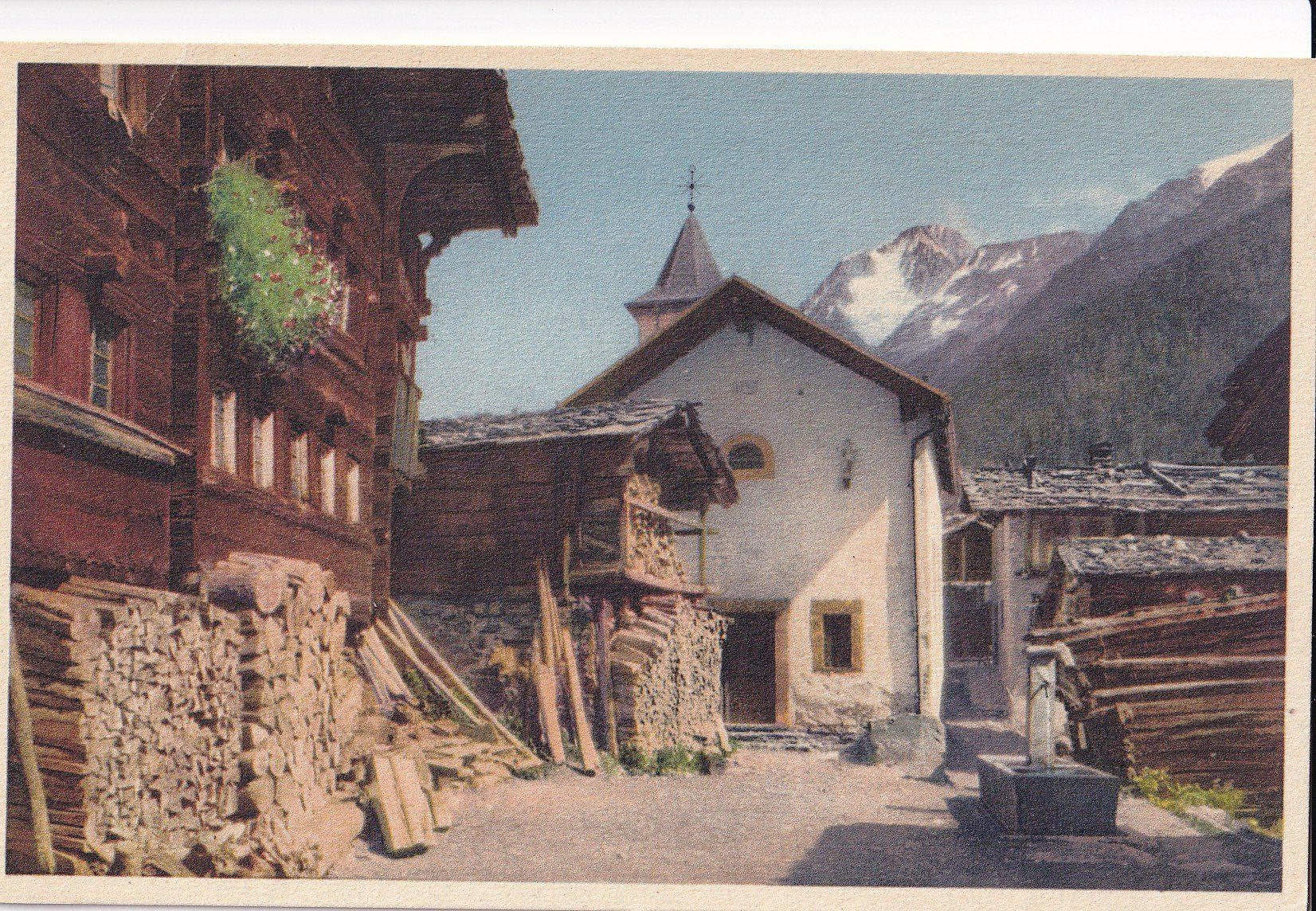 Cartoline postali: Ferden im Lötschental Teilansicht – Usato da Olten venduto da clotaldi