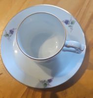 Sammeltasse Porzellan mit Untertasse neuwertig