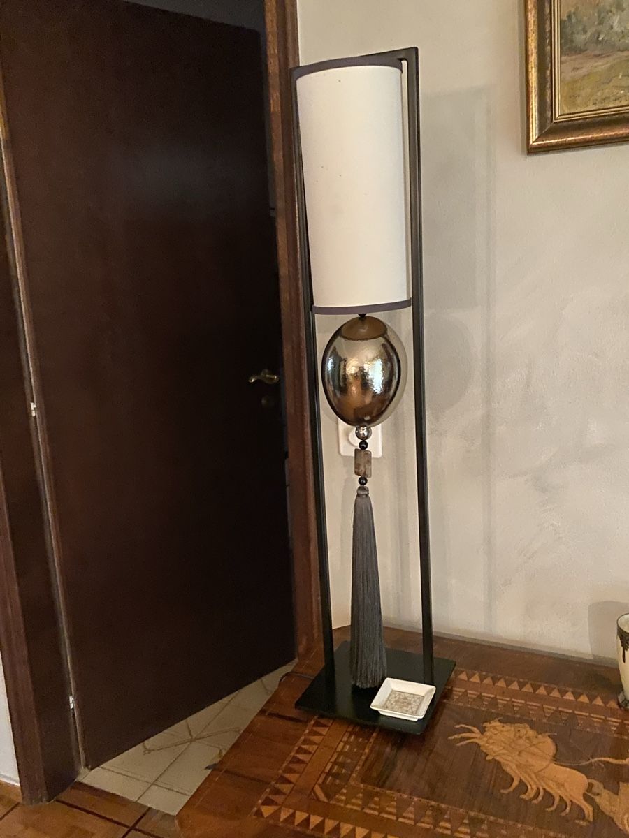 Lampen: lampada con sfera metallizzata e nappa – Gebraucht aus Ascona von her_7yh6 5