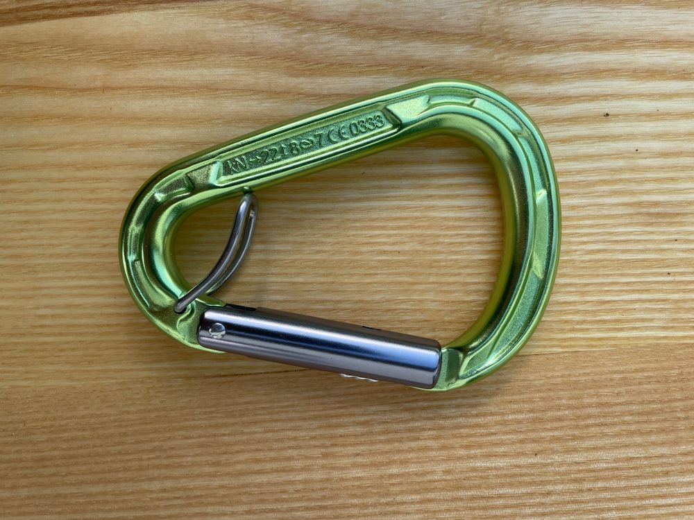 Edelrid HMS Karabiner Strike Slider - Kletterkarabiner Mit Keylock Verschluss