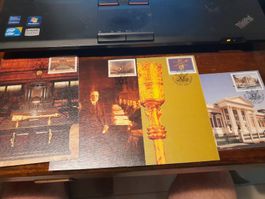 Cartes Postales Afrique du Sud avec Timbres, Collection Auto