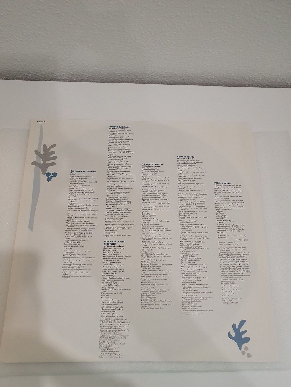 Schallplatten: Natalie Cole - Good To Be Back – Gebraucht aus Uster von Vinyl-Leidenschaft 3