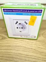 USB Shuko-Steckdosen mit 2 integrierte LadegeräteSmart