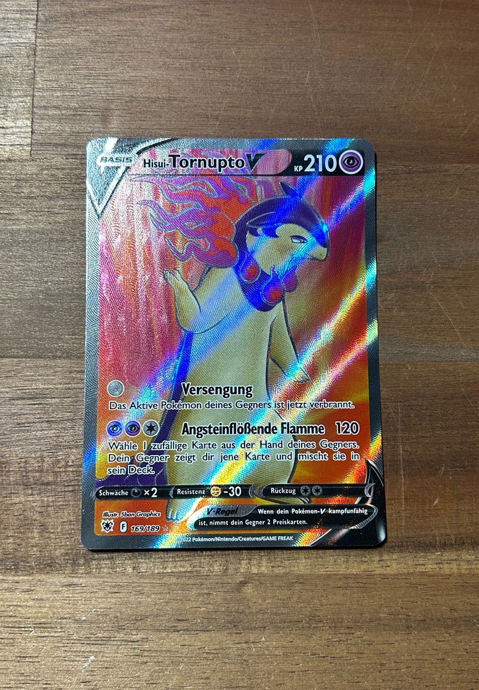Pokémon Carte collezionabili: Pokémon Karte Tornupto V – Usato da Schötz venduto da Jekyll666