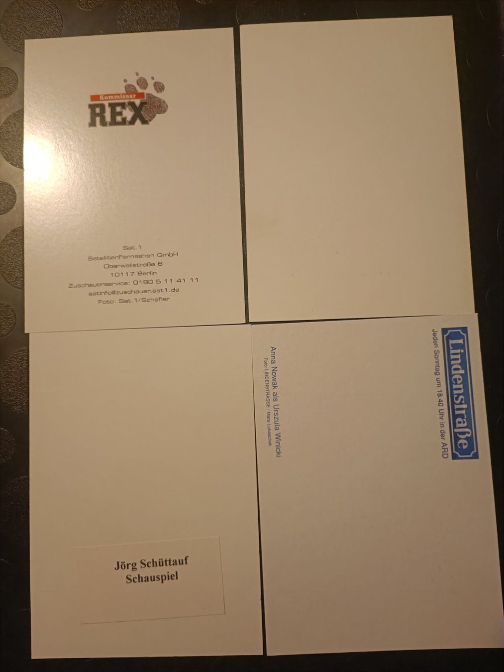 Autografi: Schauspieler Set 2 - handsigniert – Usato da Menziken venduto da Artographs 1