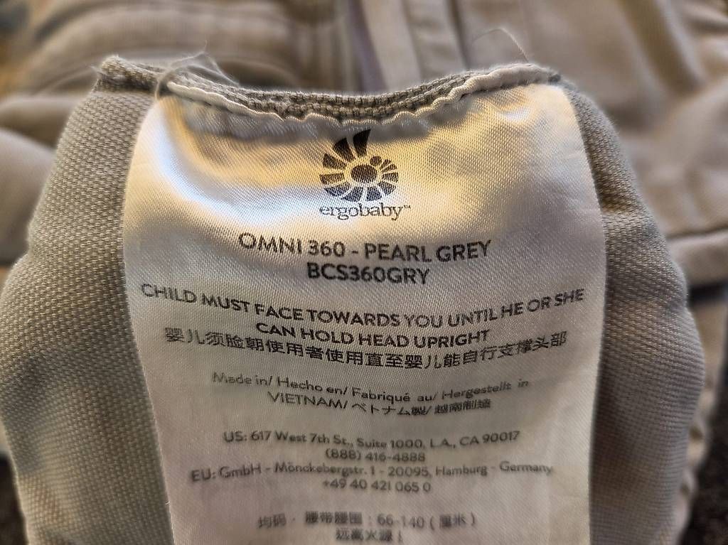 Marsupi portabebè: ergobaby Carrier Omni 360 – Usato da Schlossrued venduto da fage1990 1