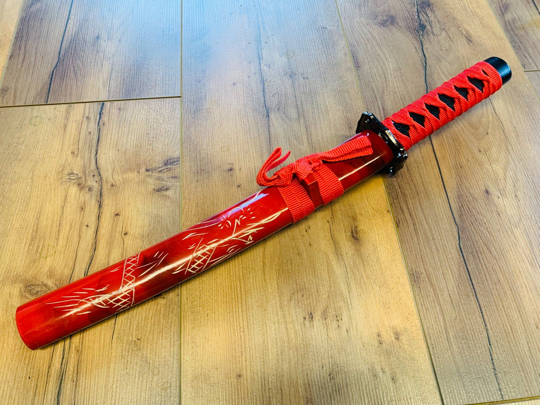 Arte internazionale: Samurai Katana Schwert Tanto 50cm RED – Nuovo e nell'imballaggio originale da Bergdietikon venduto da shopAgent 5