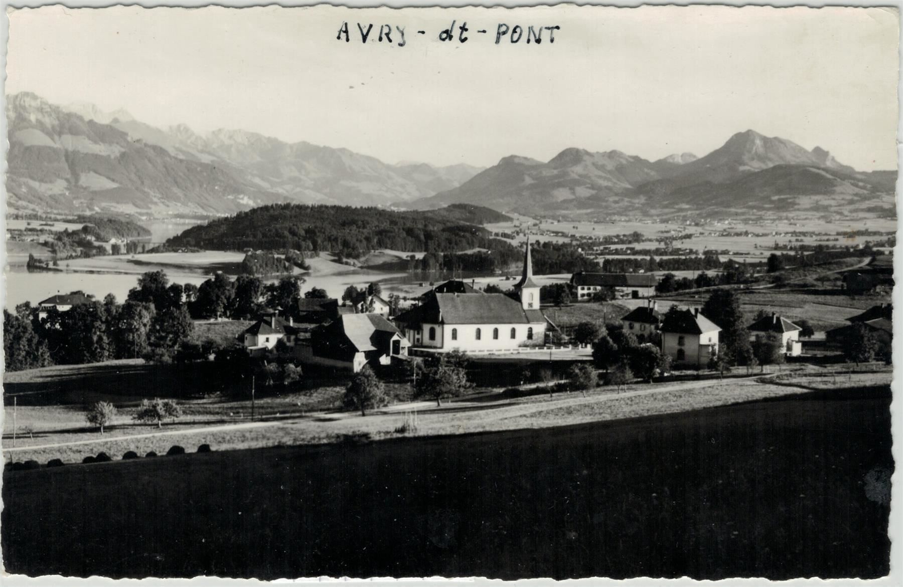 Cartoline postali: FR 36 Avry dv. Pont – Usato da Fribourg venduto da philafri