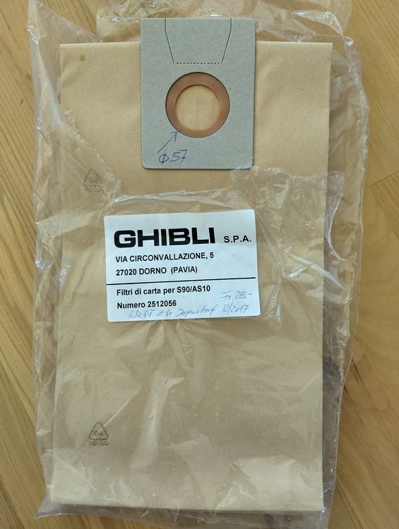 Tuchfilter Für Ghibli WS2 – Außen-Ø 44 Cm, Höhe 39 Cm, Ersatzfilter Für Industriestaubsauger