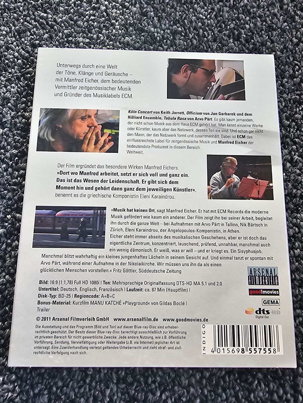 Tutti i DVDs: Sounds and Silence - Manfred Eicher Blu-ray – Usato da Ruswil venduto da jan_bxl5 1