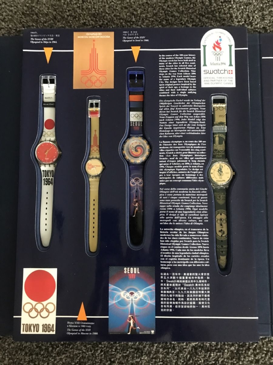 Swatch Uhren: Swatch Olympic Games Collection – Neu und originalverpackt aus Oftringen von westman 2