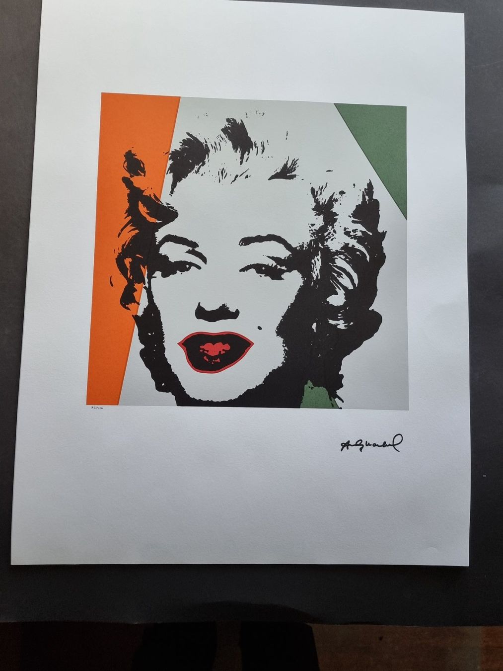 Foto & Immagini: Andy Warhol SERIGRAPHIE HANDNUMMERIERT – Usato da Gersau venduto da kunst-online 4