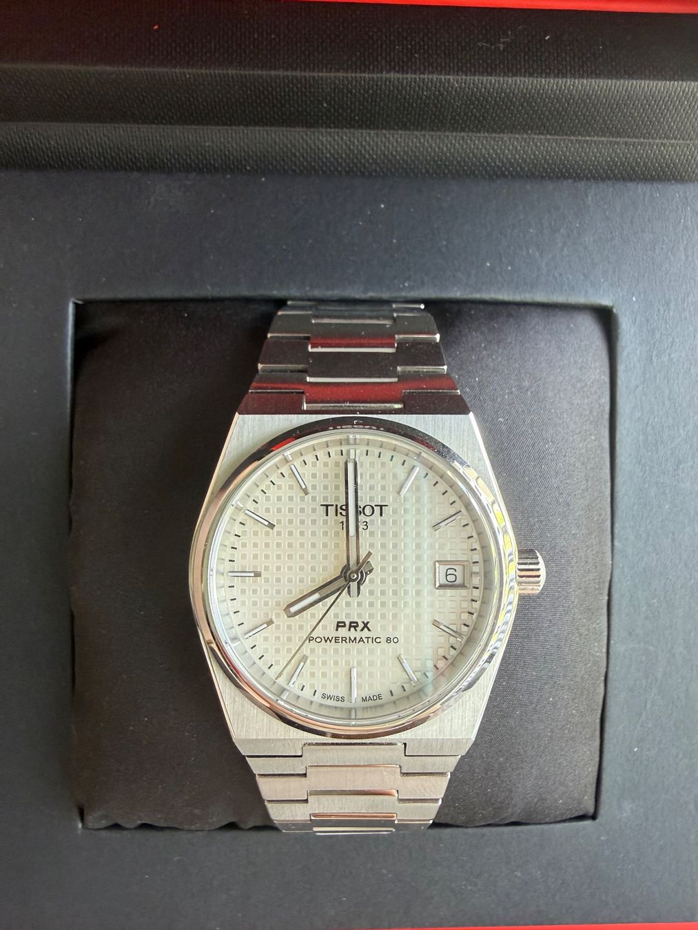Tissot Montres: Tissot PRX Powermatic 80 35mm silber-Perle – D'occasion à Meggen par nat_z89l