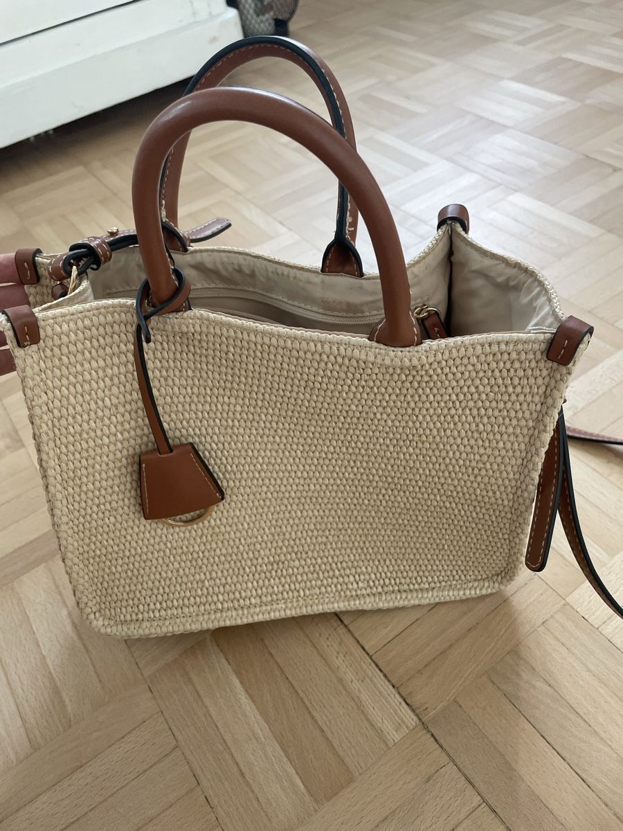 Borse da donna: Handtasche Bast Optik beige – Usato da Luzern venduto da Kim037