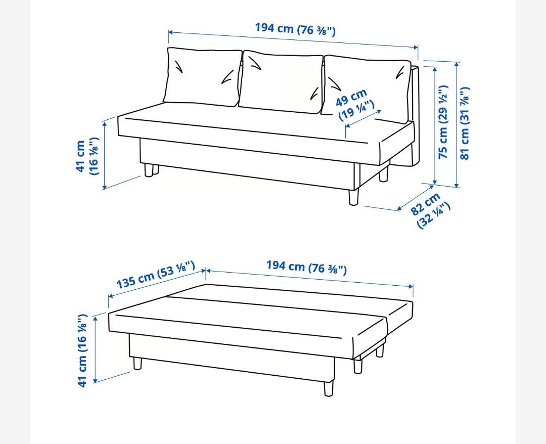 Ikea Divani: Schlafsofa – Usato da Basel venduto da jea_jp76 4