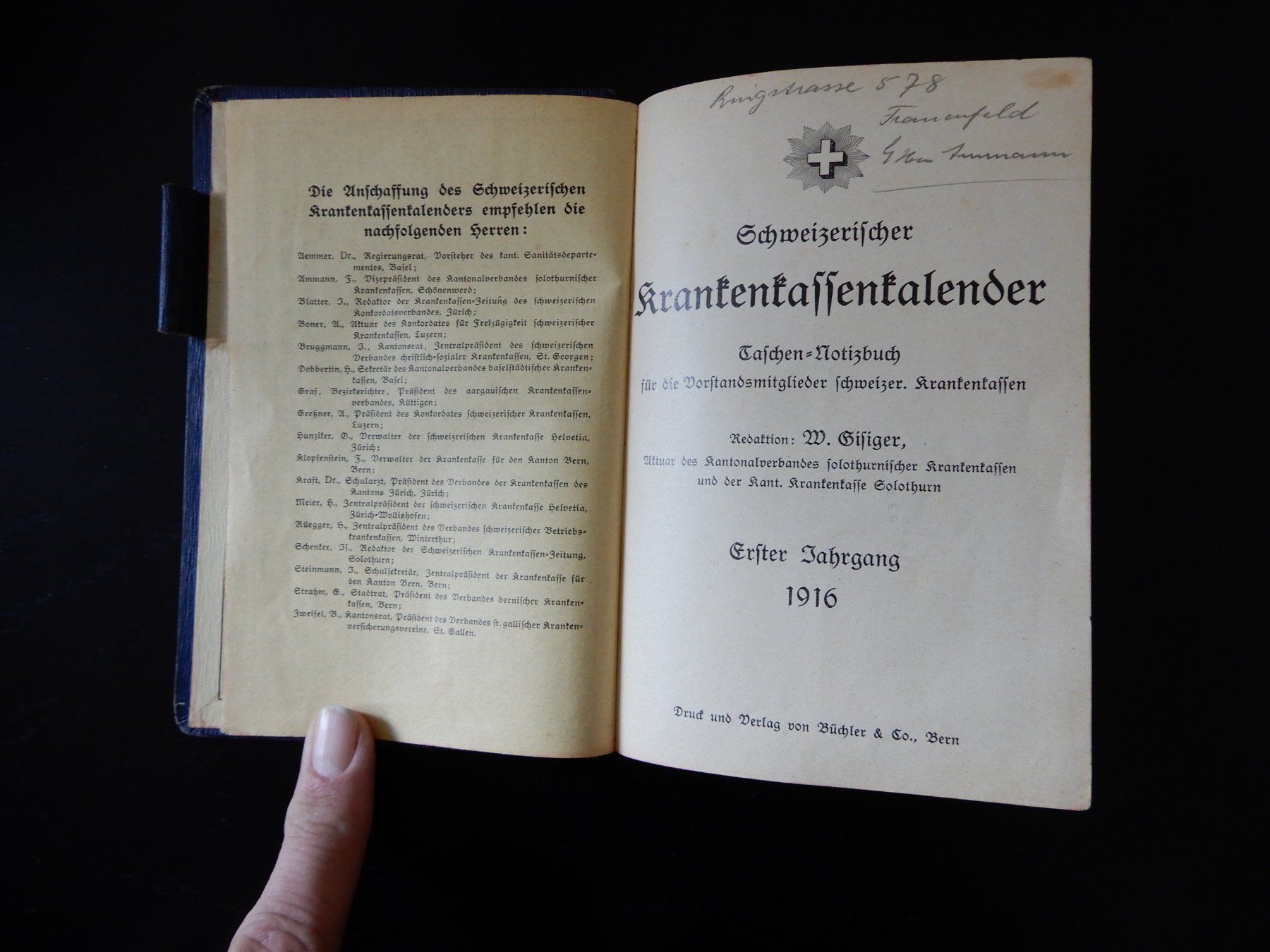 Libri: Schweizer Krankenkassen-Kalender 1916 – Usato da Erstfeld venduto da Mario_boe0 2