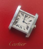 CARTIER TANK FRANCAISE STAHL REF.2465 BRAUCHT REVISION
