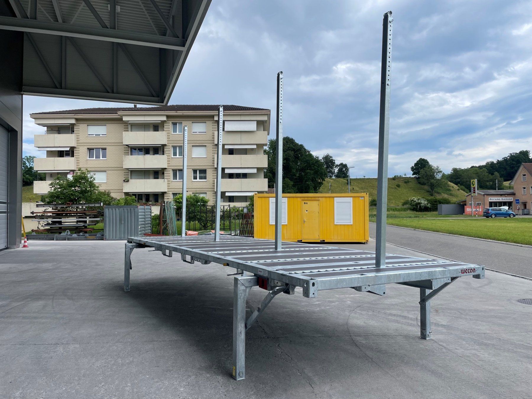 Contenitori edile: Wechselbrücke, Wechselpritsche, Holzelement, Wechselrahmen! – Nuovo (secondo la descrizione) da Kradolf venduto da BKSAG 2