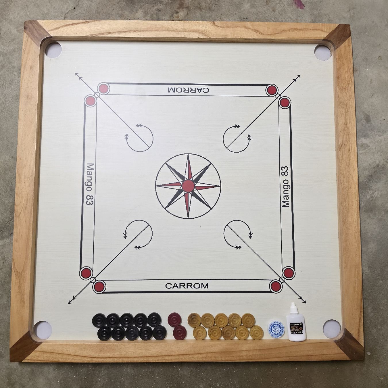 Giochi: Carrom Mango 83 inkl. Ersatzsteinen & Puder – Usato da Gerlafingen venduto da SiM_sch