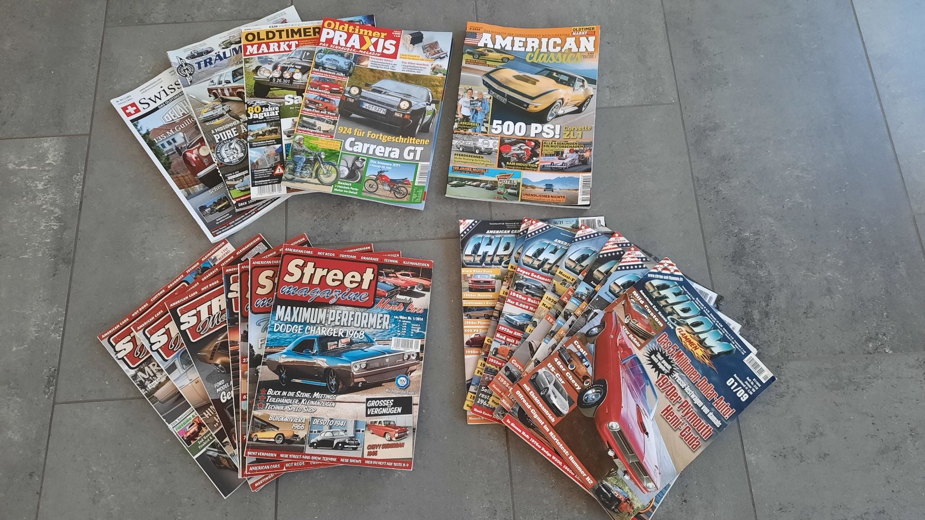 Riviste & Magazine: Auto Zeitschriften Sammlung: Oldtimer, US-Cars, – Usato da Escholzmatt venduto da Dominicole