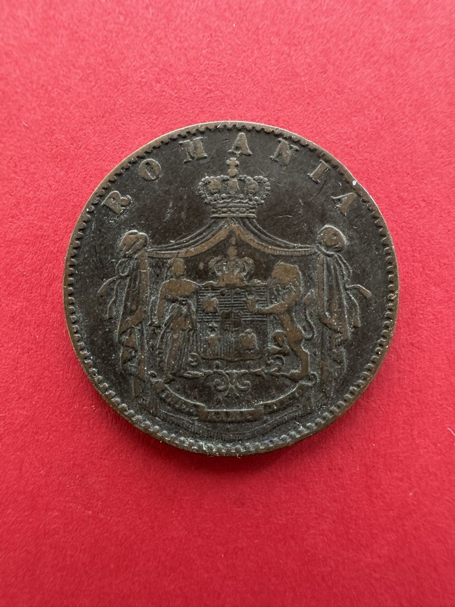 Tutti le monete: Rumänien 1867 5 BANI – Usato da Watt venduto da maxdiroma 1