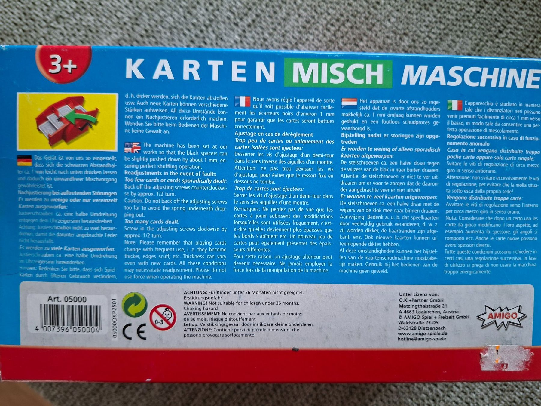Amigo Giochi: Amigo Kartenmischmaschine, Neu – Nuovo e nell'imballaggio originale da Gebenstorf venduto da Zwirbeline 2