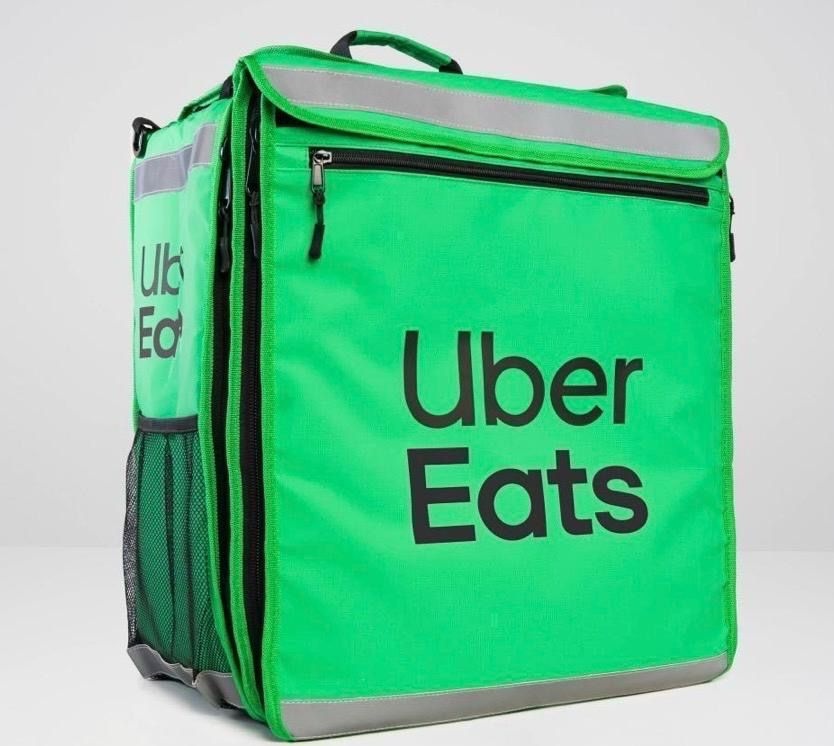 Uber Eats Doordash Thermal Food Bag Large Leakproof Waterproof Bike Bag Black Backpack