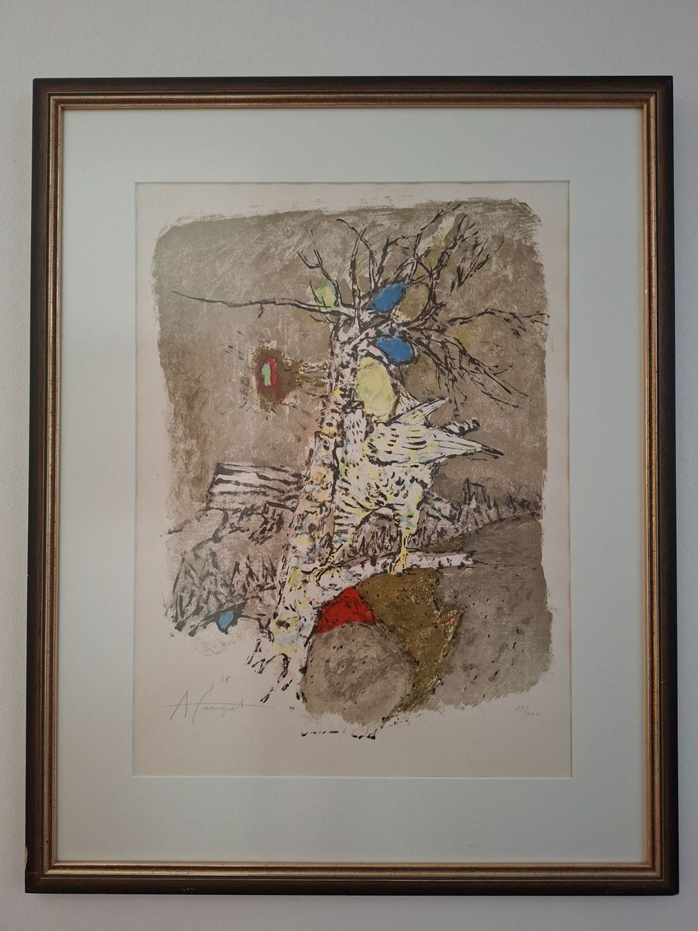 Grafica & Litografie: Carigiet. Sperber in der Birke. – Usato da Goldach venduto da armando_r 1