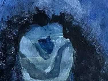 Gemälde: Blaue Liebe – Neu (gemäss Beschreibung) aus Liestal von marieugenia 1