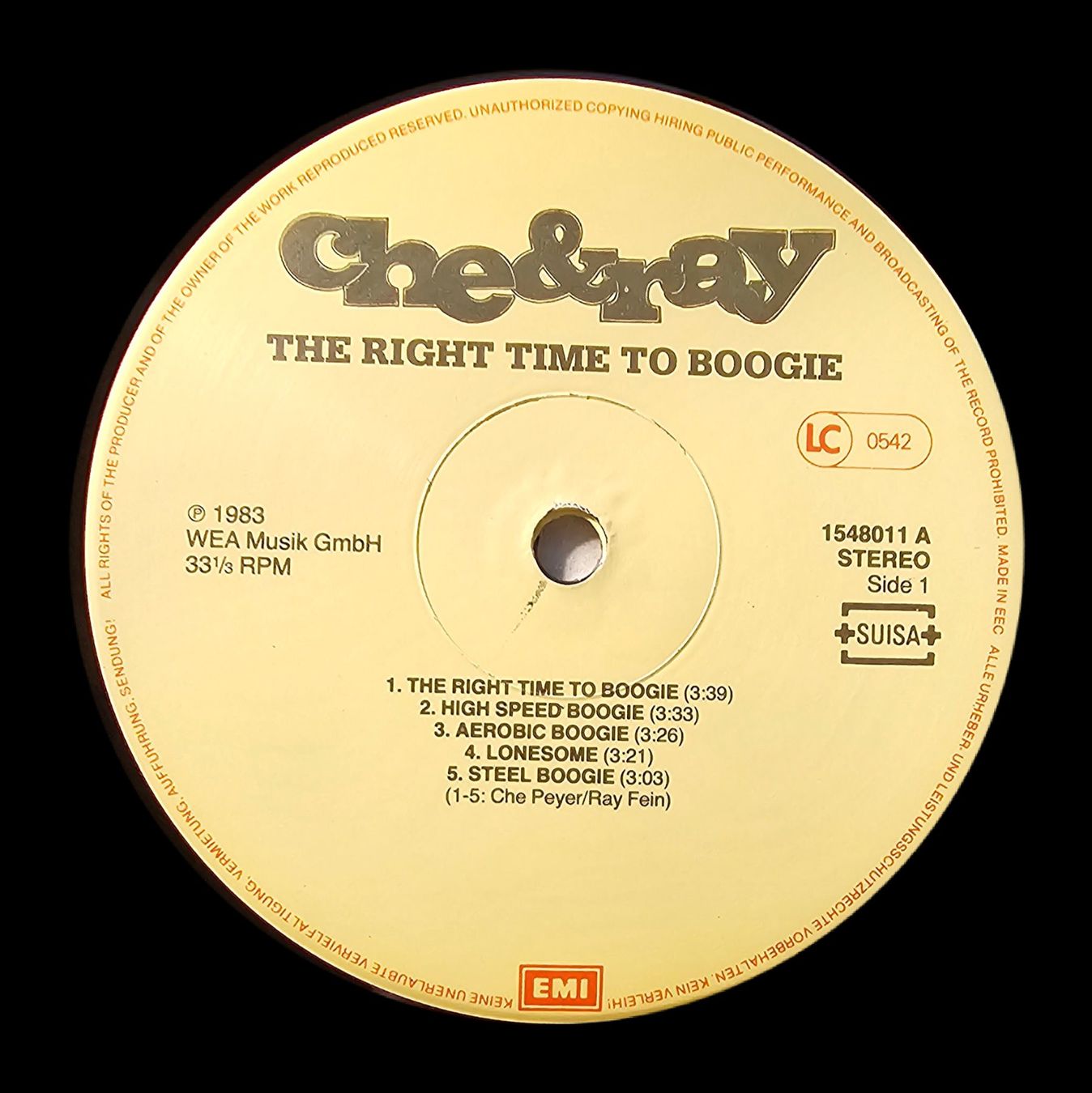 Schallplatten: Che & Ray ‎– Right Time To Boogie – Gebraucht aus Wahlen b. Laufen von Cg10 2