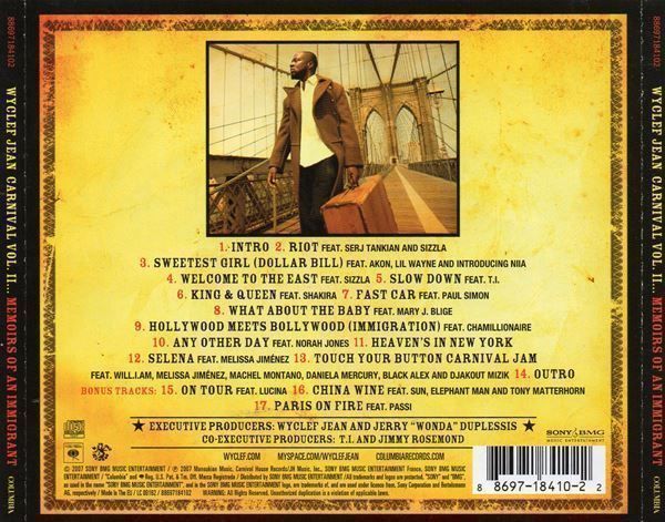 CDs: WYCLEF JEAN - CARNIVAL VOL. II - 2007 CD – Gebraucht aus Greifensee von scharmant 1
