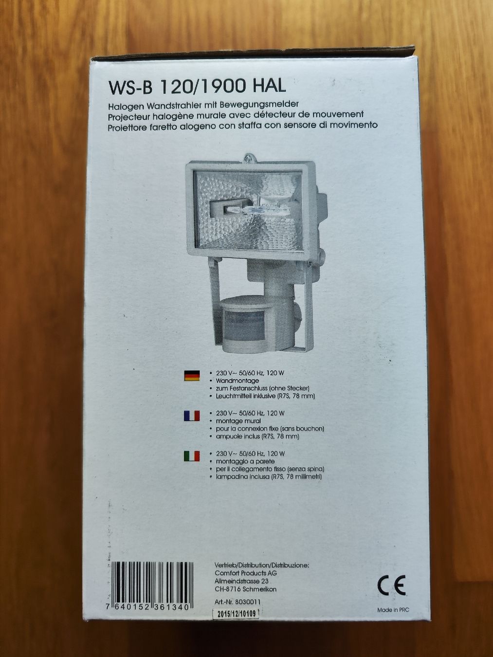 Fari: Halogen Scheinwerfer mit Bewegungsmelder – Nuovo e nell'imballaggio originale da Birmensdorf ZH venduto da Hagenbuchertrade 3