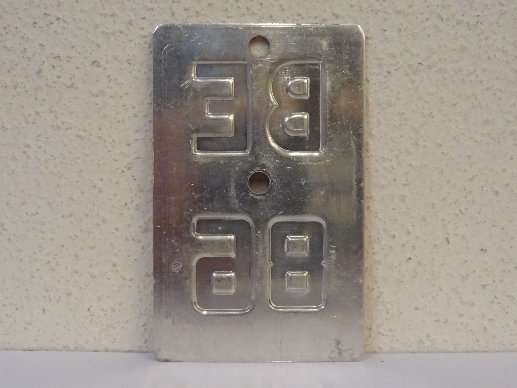 Insegne: BE 86 VELONUMMER - FAHRRADSCHILD – Usato da Kerzers venduto da zimmergruen 1