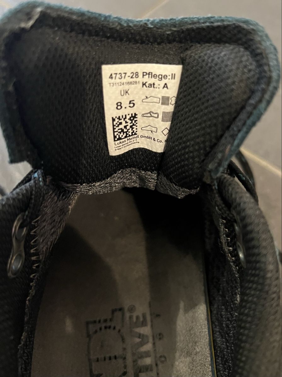 Meindl Scarpe da uomo: Meindl Wanderschuhe Gr. 8.5, neuwertiger Zustand – Nuovo (secondo la descrizione) da Walzenhausen venduto da poupette72 2