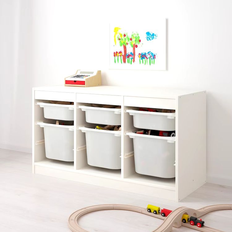 Ikea TROFAST Aufbewahrungskombination Mit Boxen, 99 Produktbild-Vorschau 7