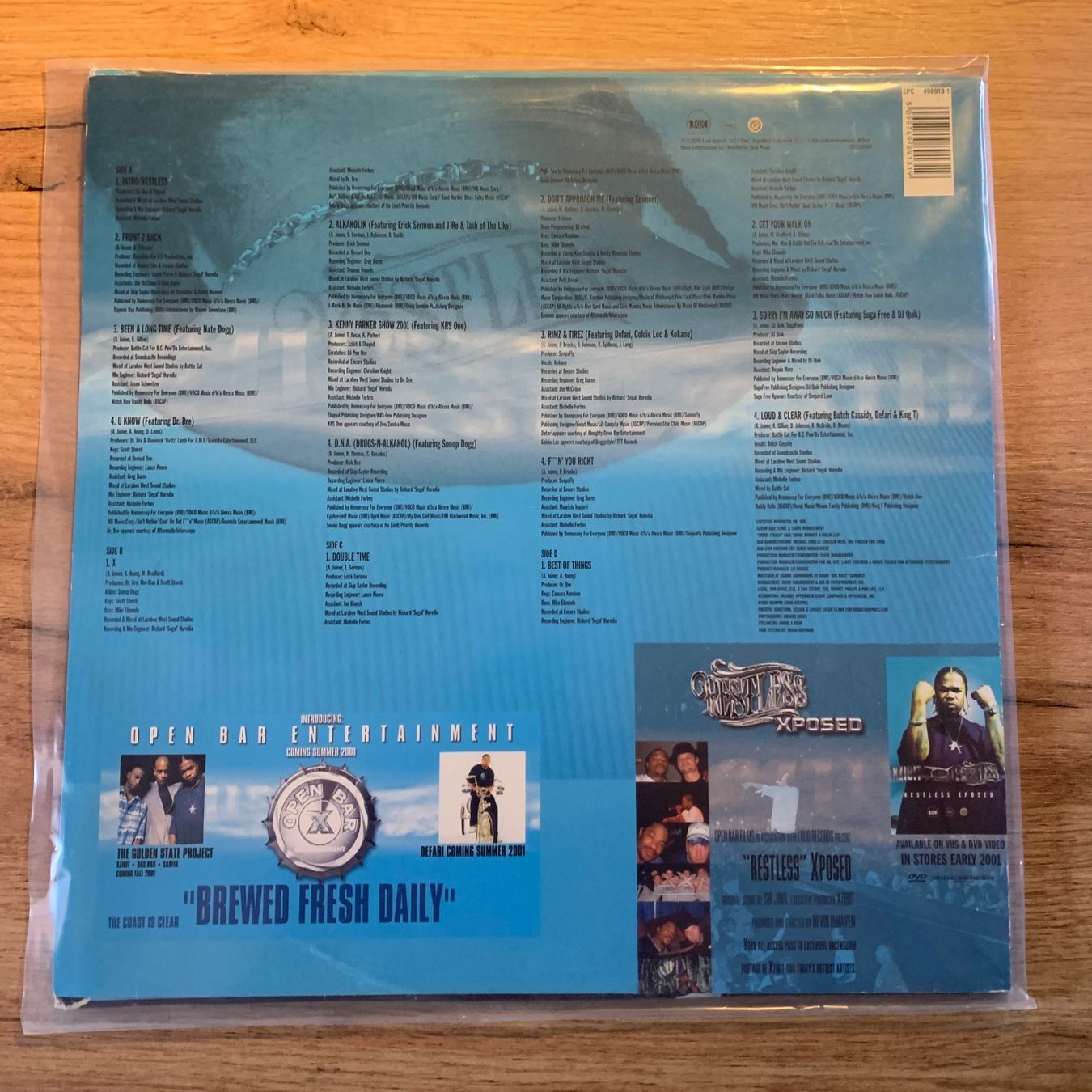 Dischi in vinile: Xzibit - Restless - /OG US 2000 VG+/VG+ LP – Usato da Gals venduto da Diskopatshop 1