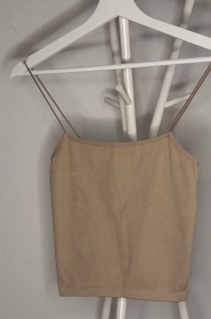Rippstoff Top nude Grösse XS-S