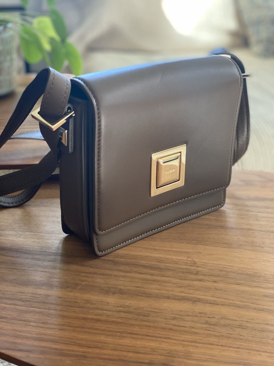 Max Mara Borse da donna: Max Mara Schulter Leder Tasche braun – Usato da Dittingen venduto da ert_nyv5 4
