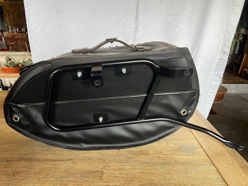 Reisekoffer: Sacoches en cuir Held pour moto custom – Gebraucht aus Pensier von motofan99 3
