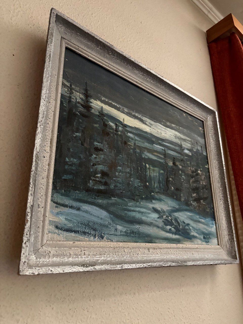 Dipinti: Schweizer Kunst Ölgemälde Winterlandschaft (1949) – Usato da Ins venduto da ab_80
